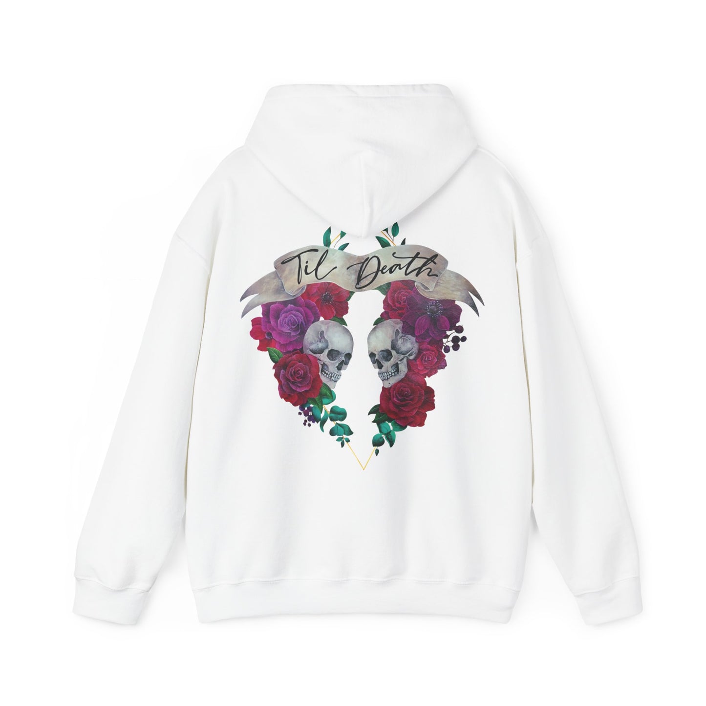 Skull and Roses Back Hoodie