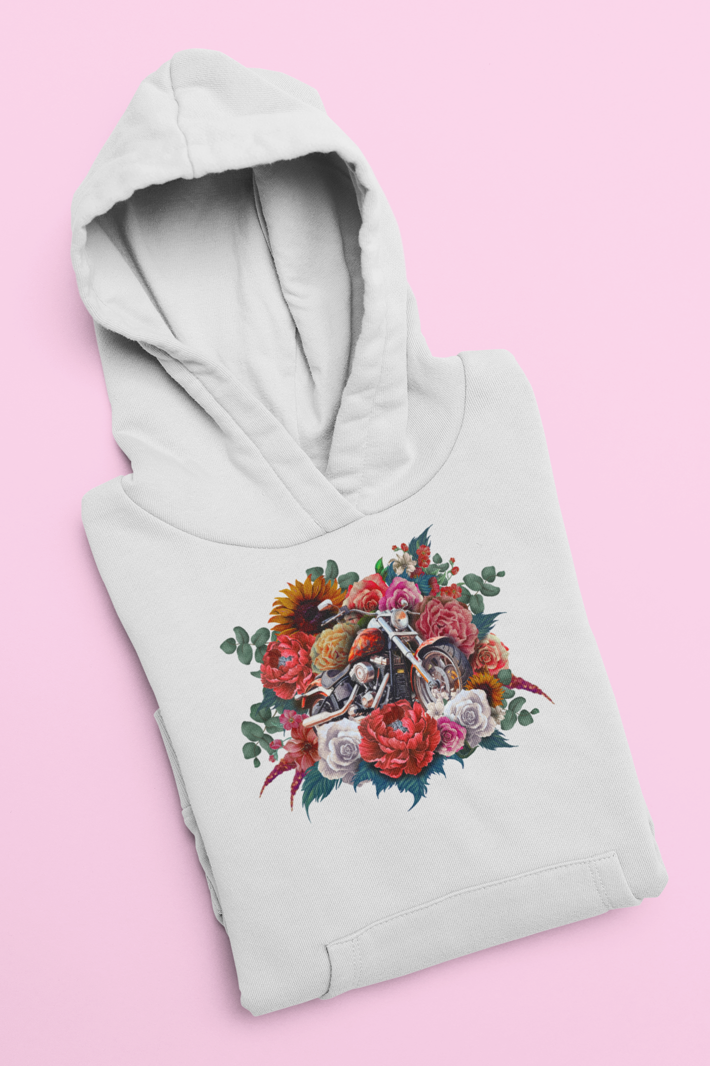 Floral Motorcycle Hoodie