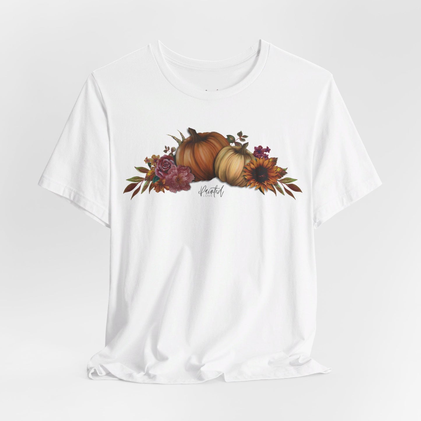 Pumpkins and Flowers T-Shirt