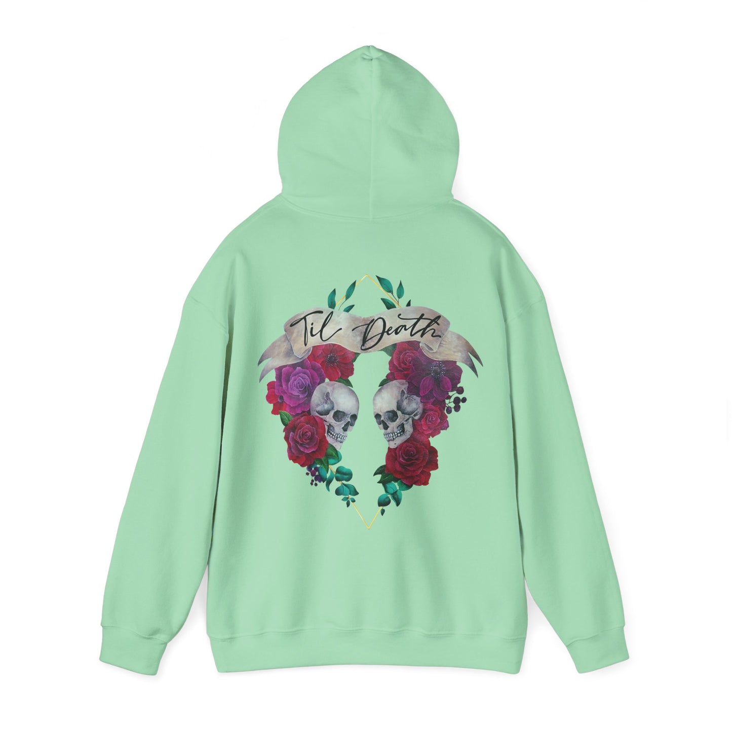 Skull and Roses Back Hoodie