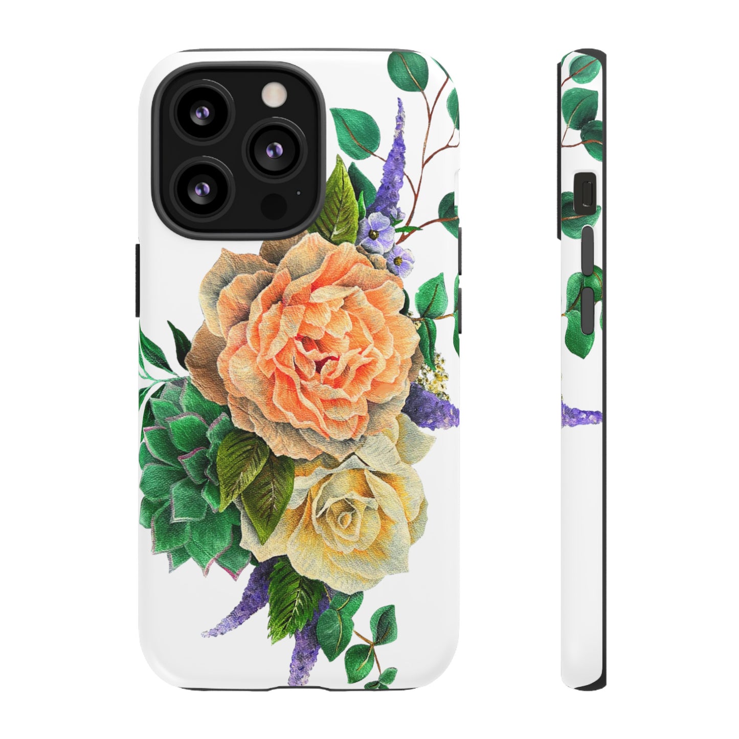 Painted Love Customs Floral Phone Case