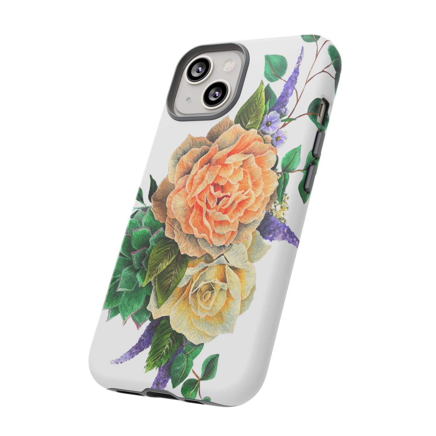 Painted Love Customs Floral Phone Case