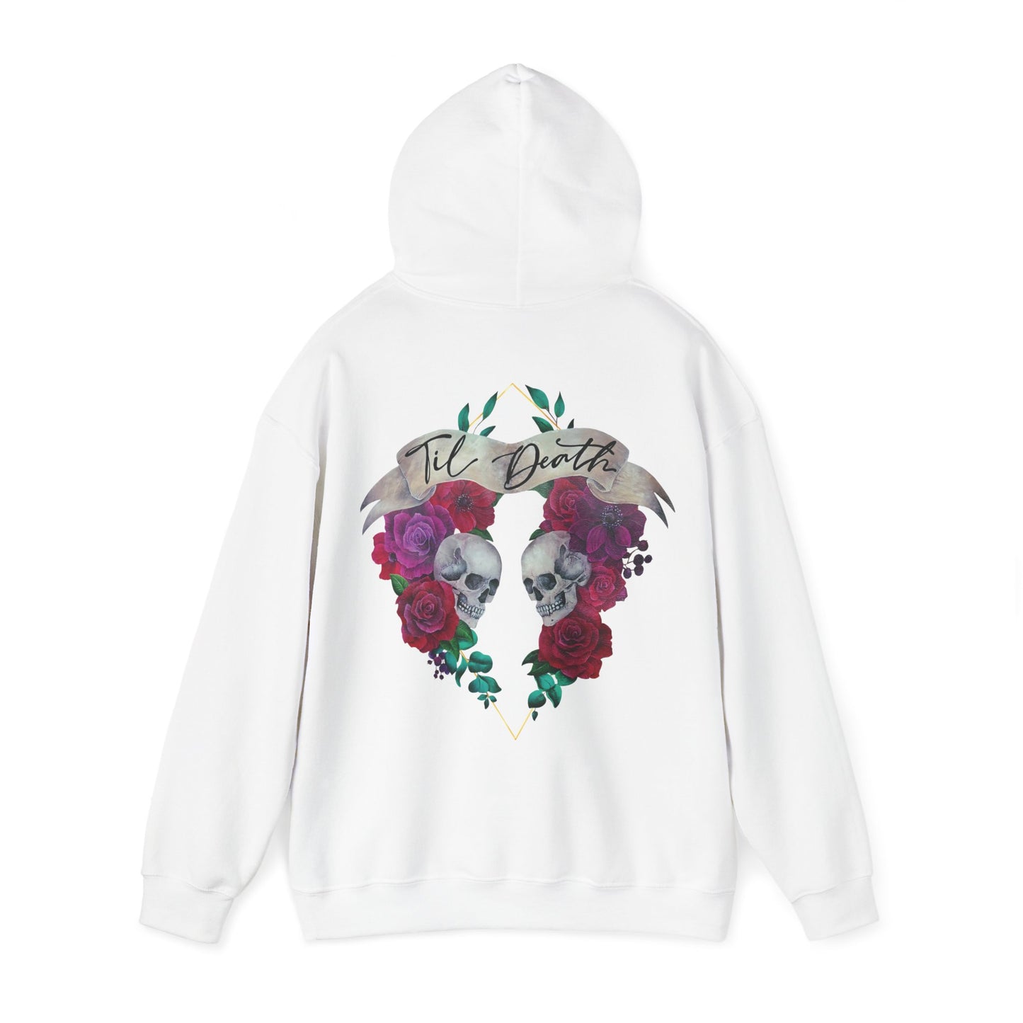 Skull and Roses Back Hoodie