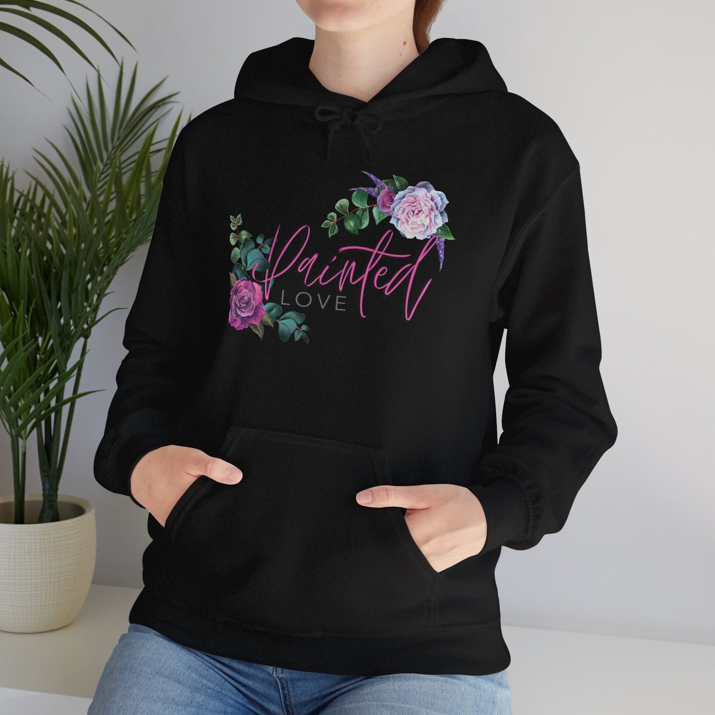 Painted Love Customs Floral Logo Hoodie