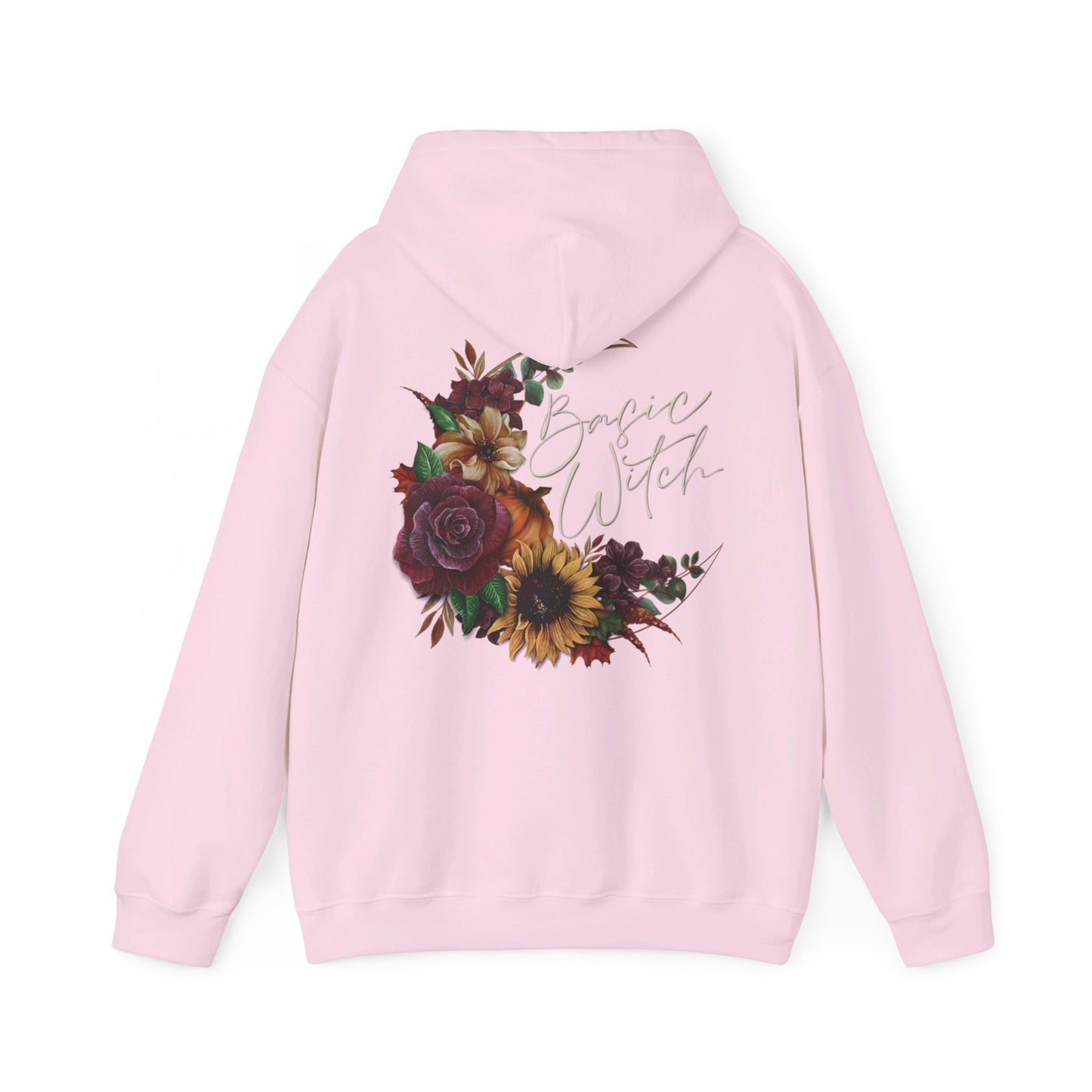 Basic Witch Halloween Floral Hoodie -Various Colours