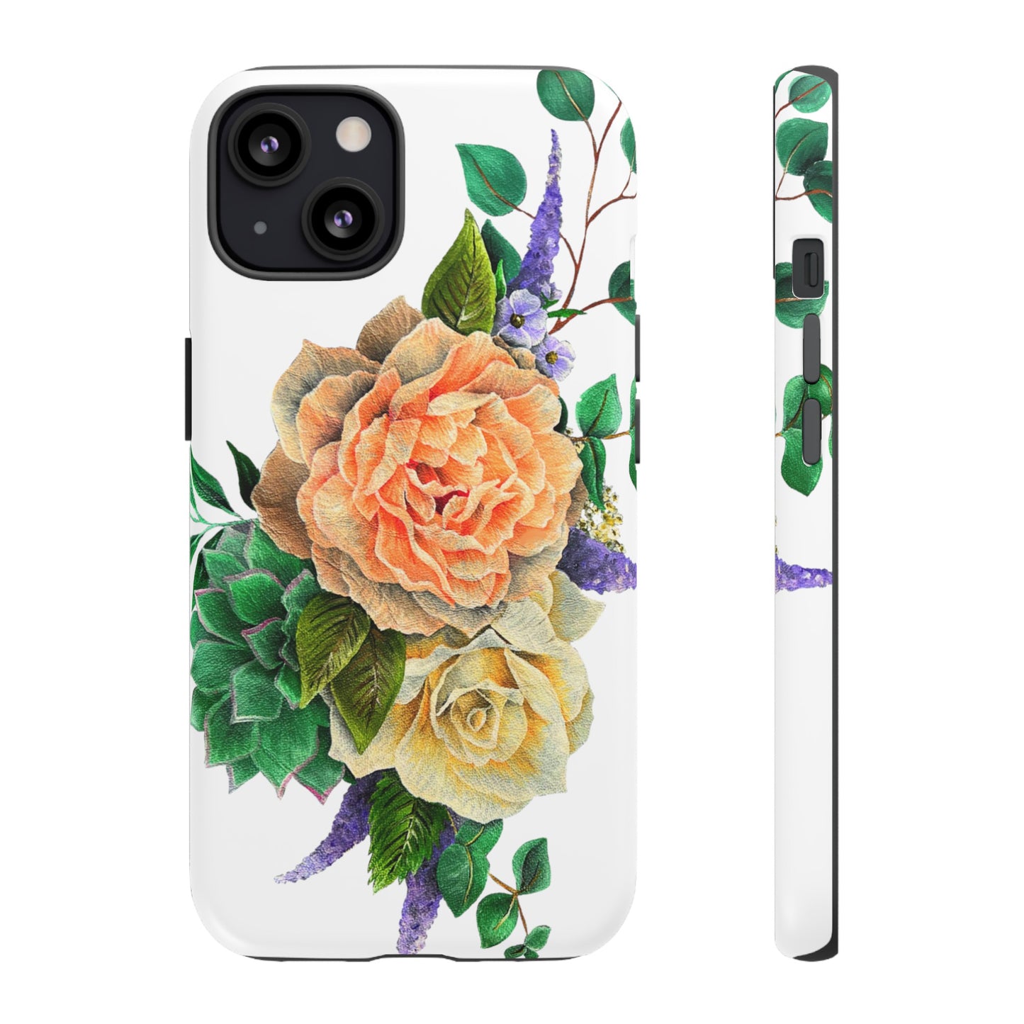 Painted Love Customs Floral Phone Case