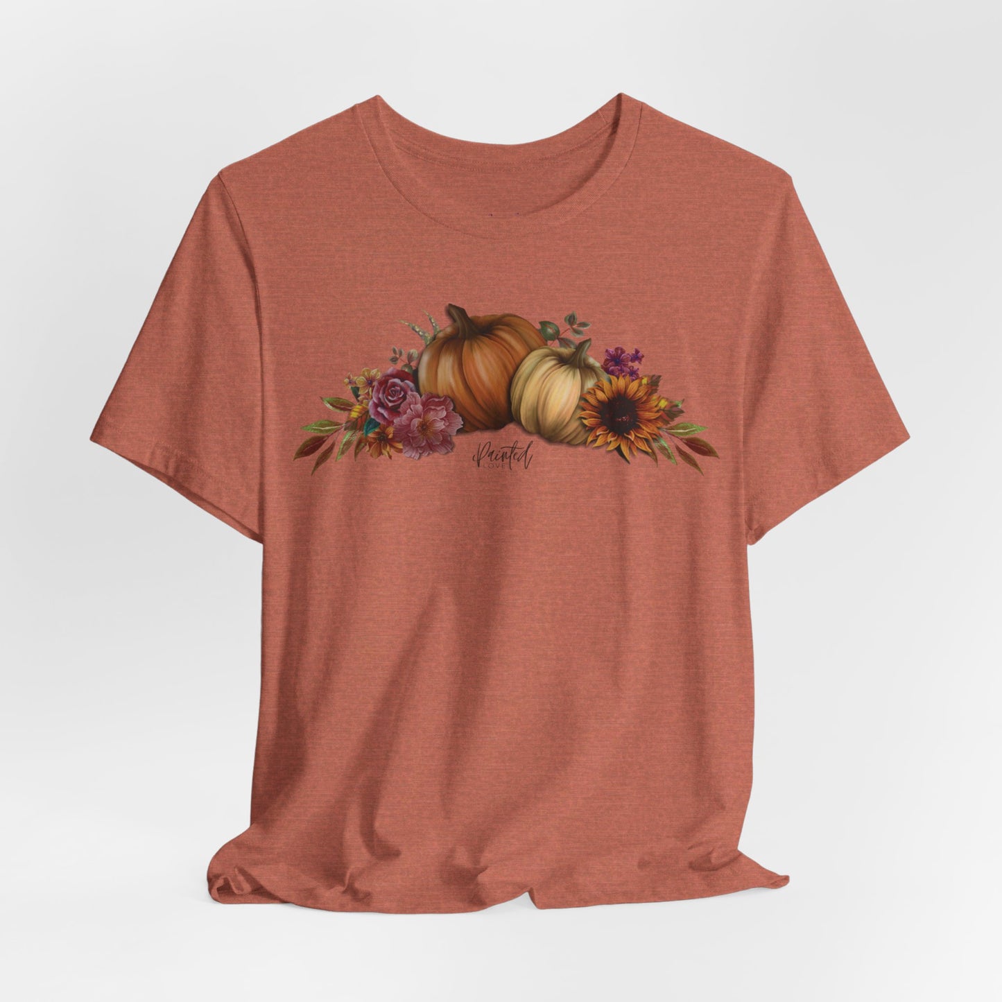 Pumpkins and Flowers T-Shirt