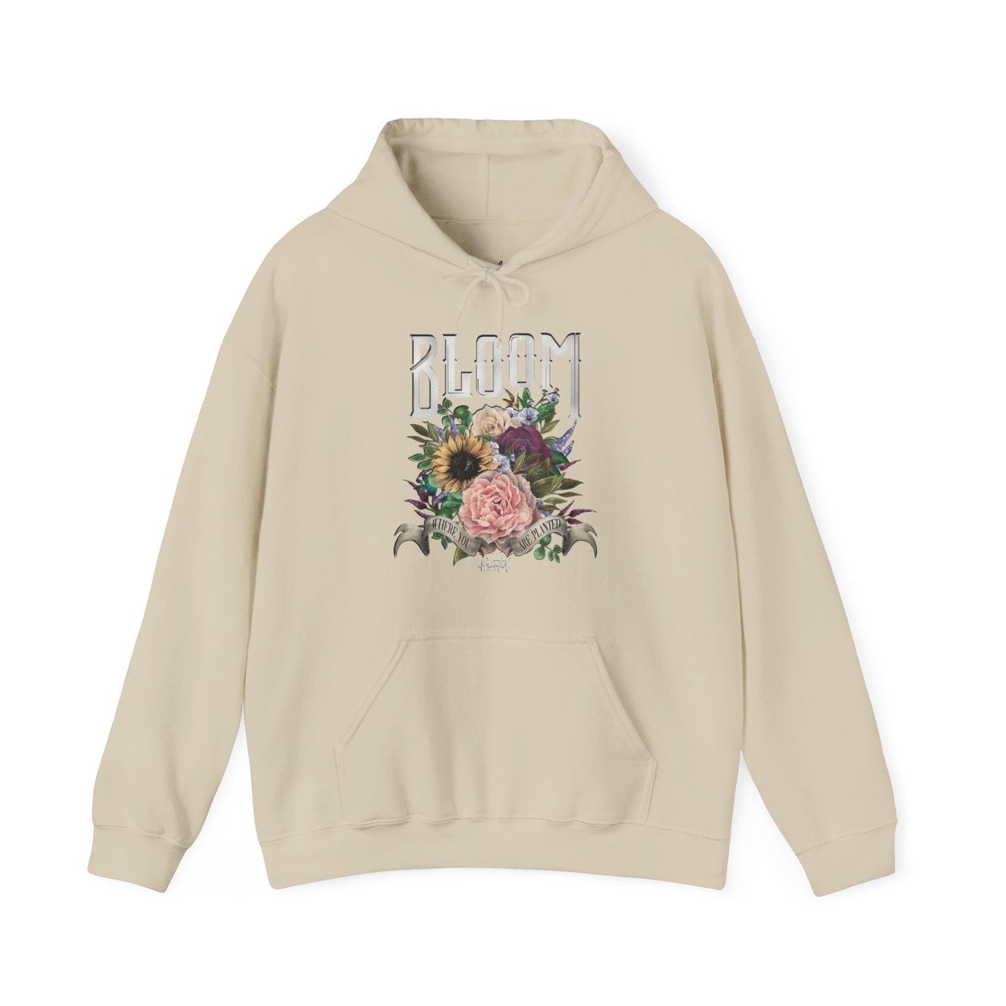 “Bloom Where You Are Planted” Unisex Hoodie