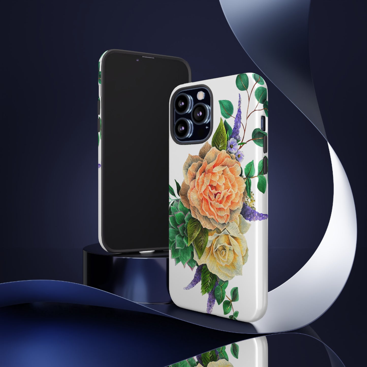 Painted Love Customs Floral Phone Case