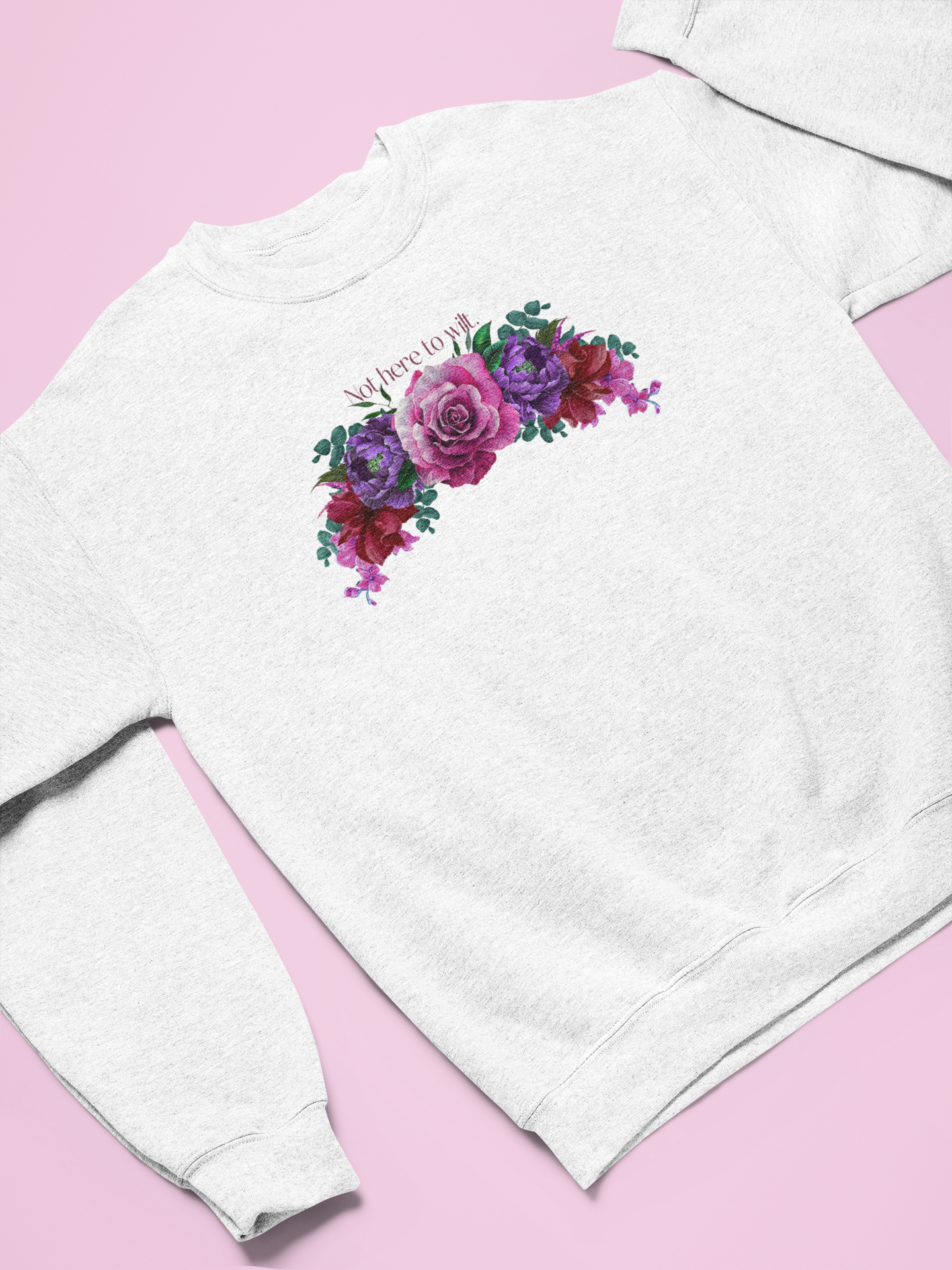 Summer Floral Sweatshirt - Not Here to Wilt