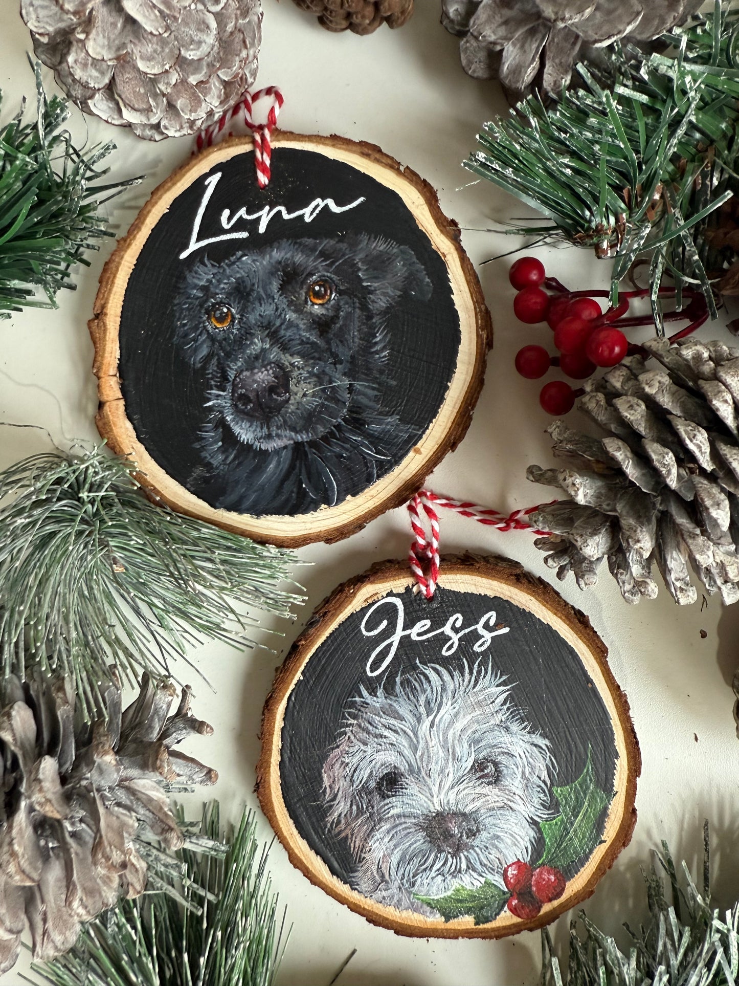 Hand Painted Pet Portrait Decoration PRE ORDER FOR NOVEMBER