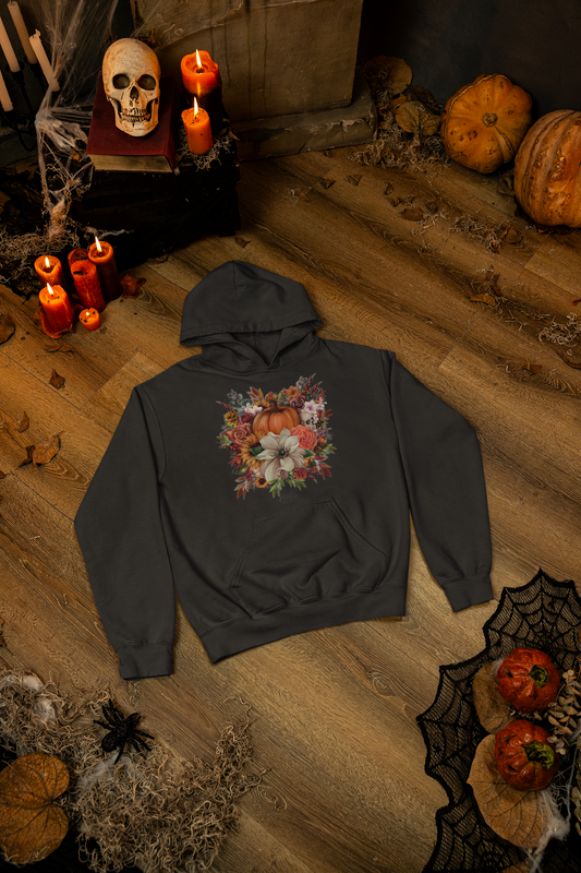 Halloween Floral Hoodie