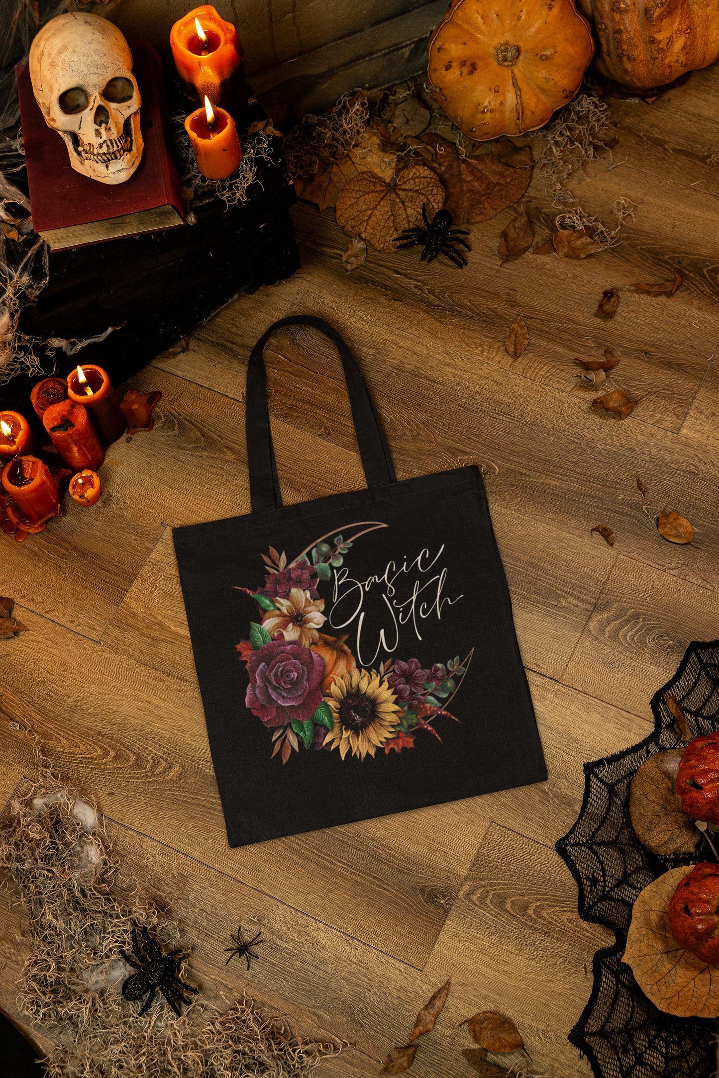 “Basic Witch” Halloween Tote Bag