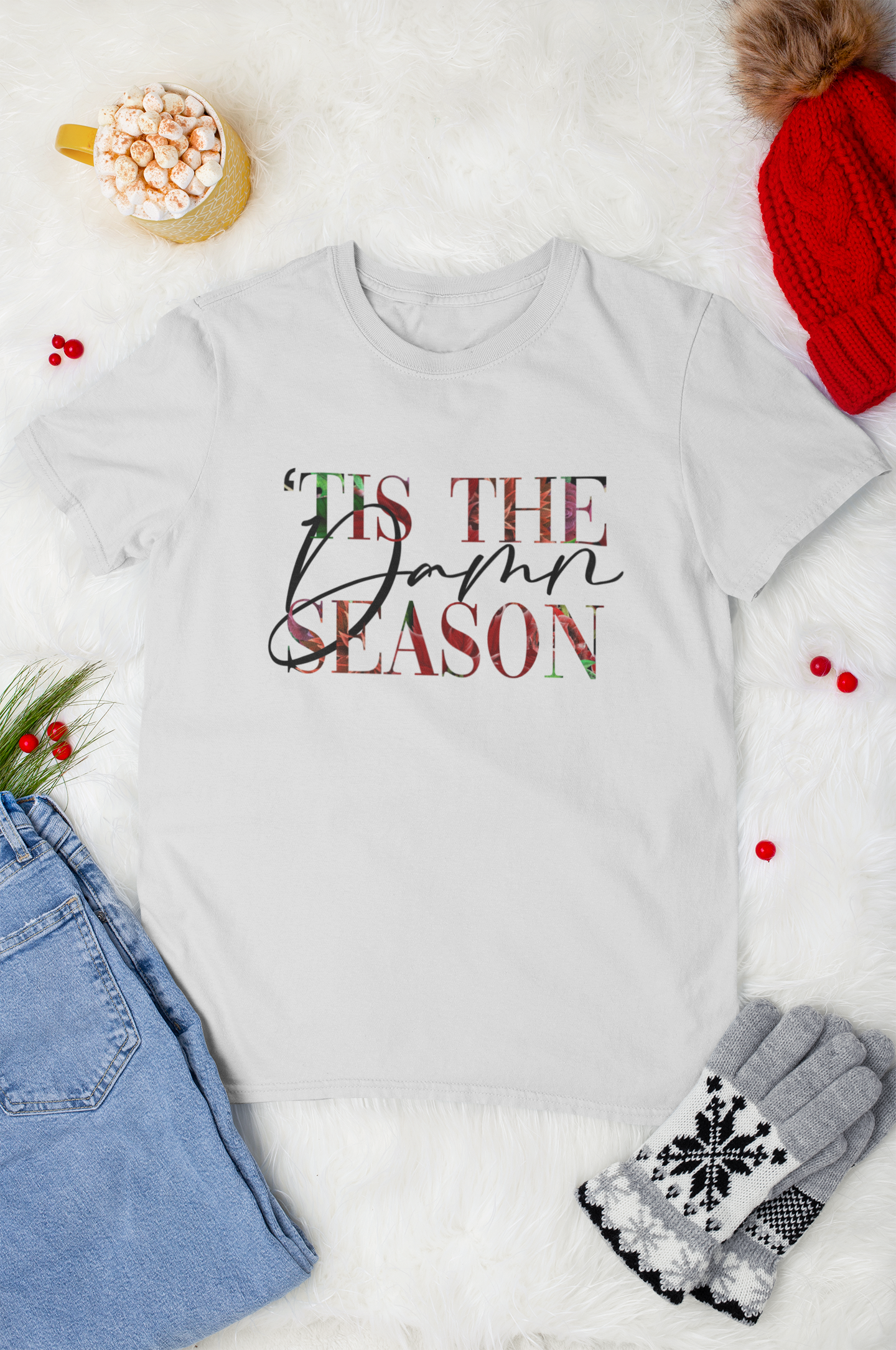 Christmas T-Shirt, ‘Tis the Damn Season