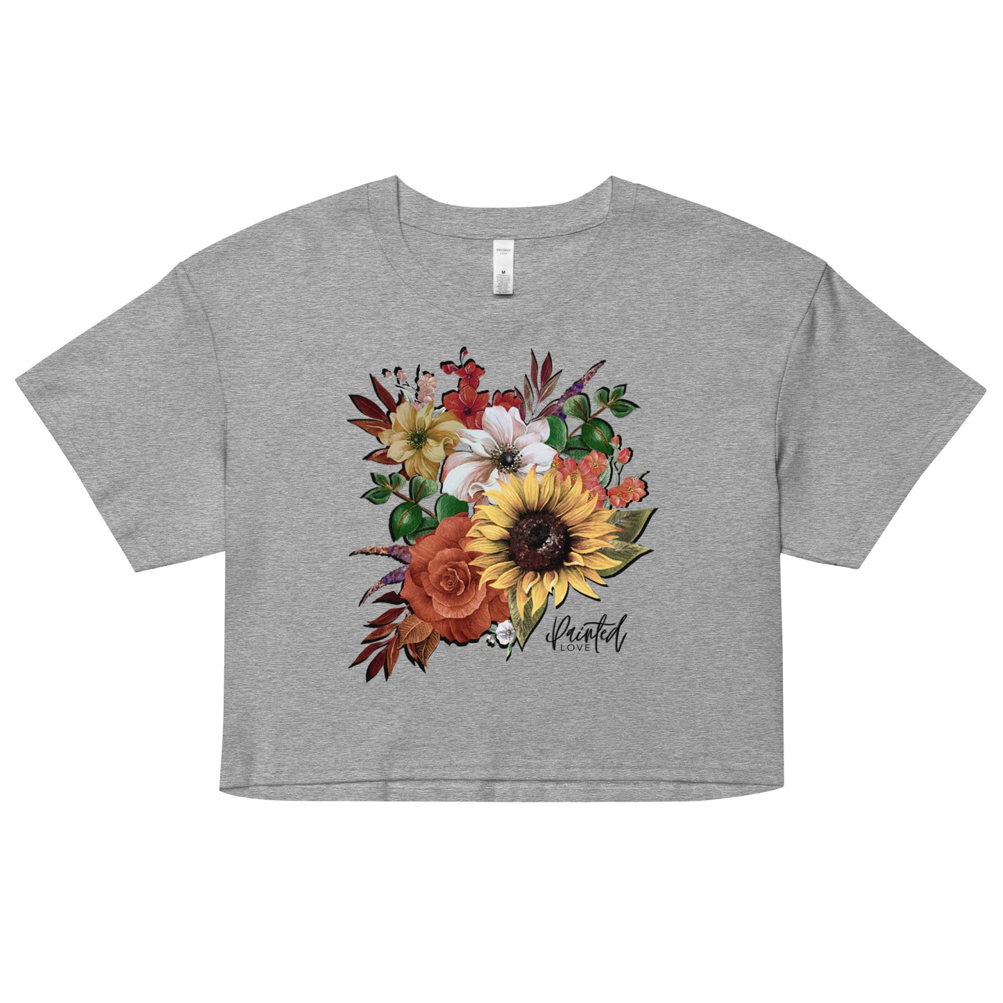 September Flower Bouquet Women’s crop top