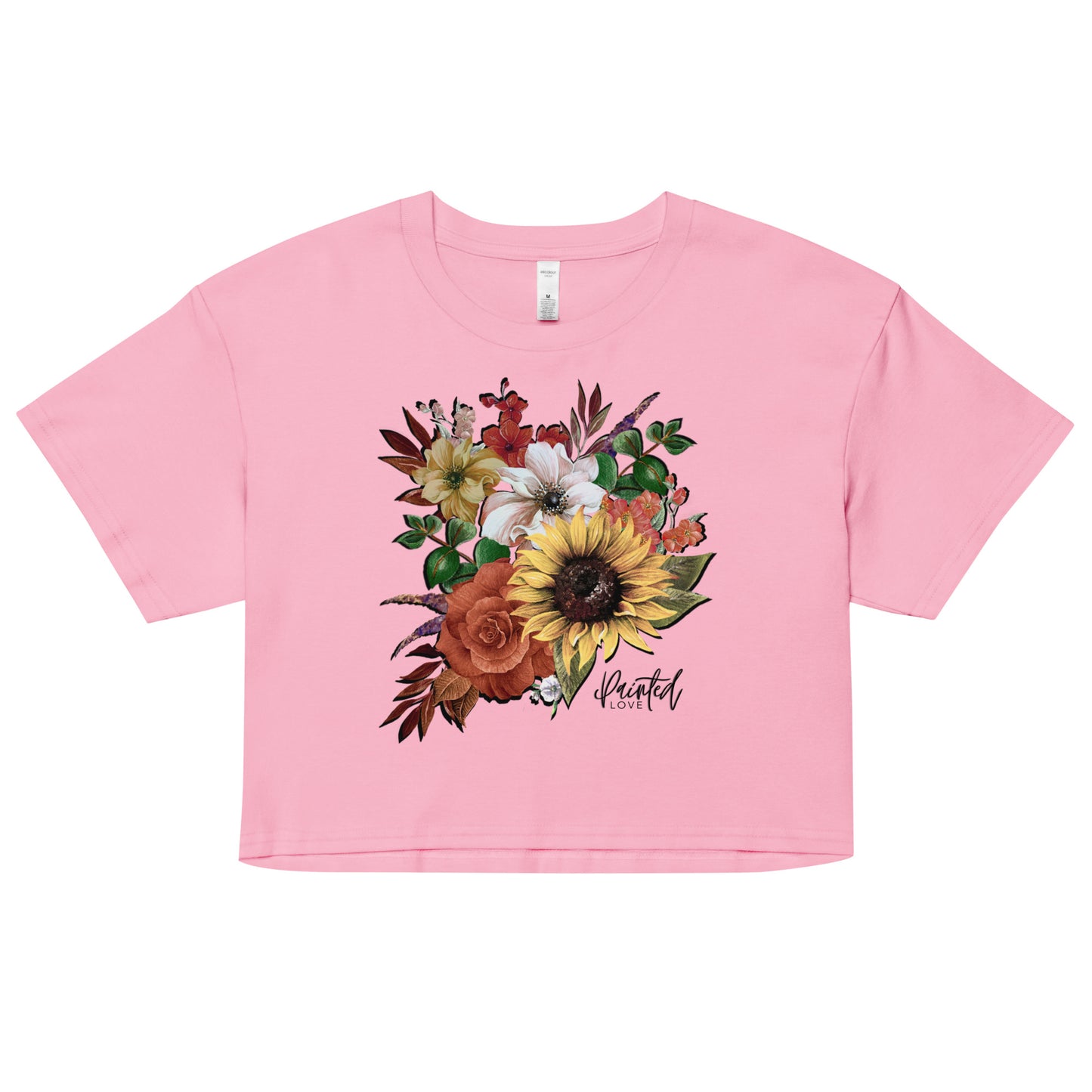 September Flower Bouquet Women’s crop top