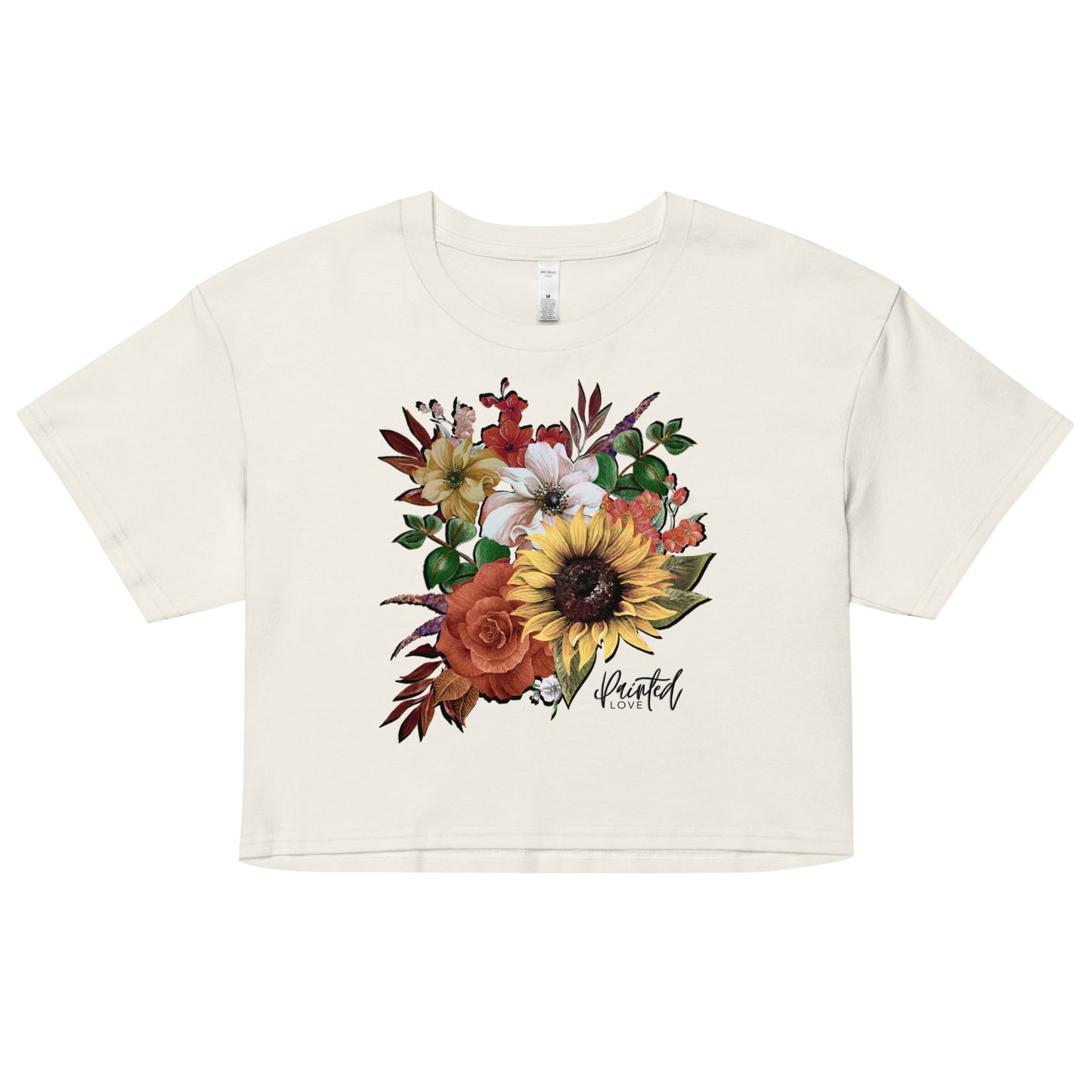 September Flower Bouquet Women’s crop top