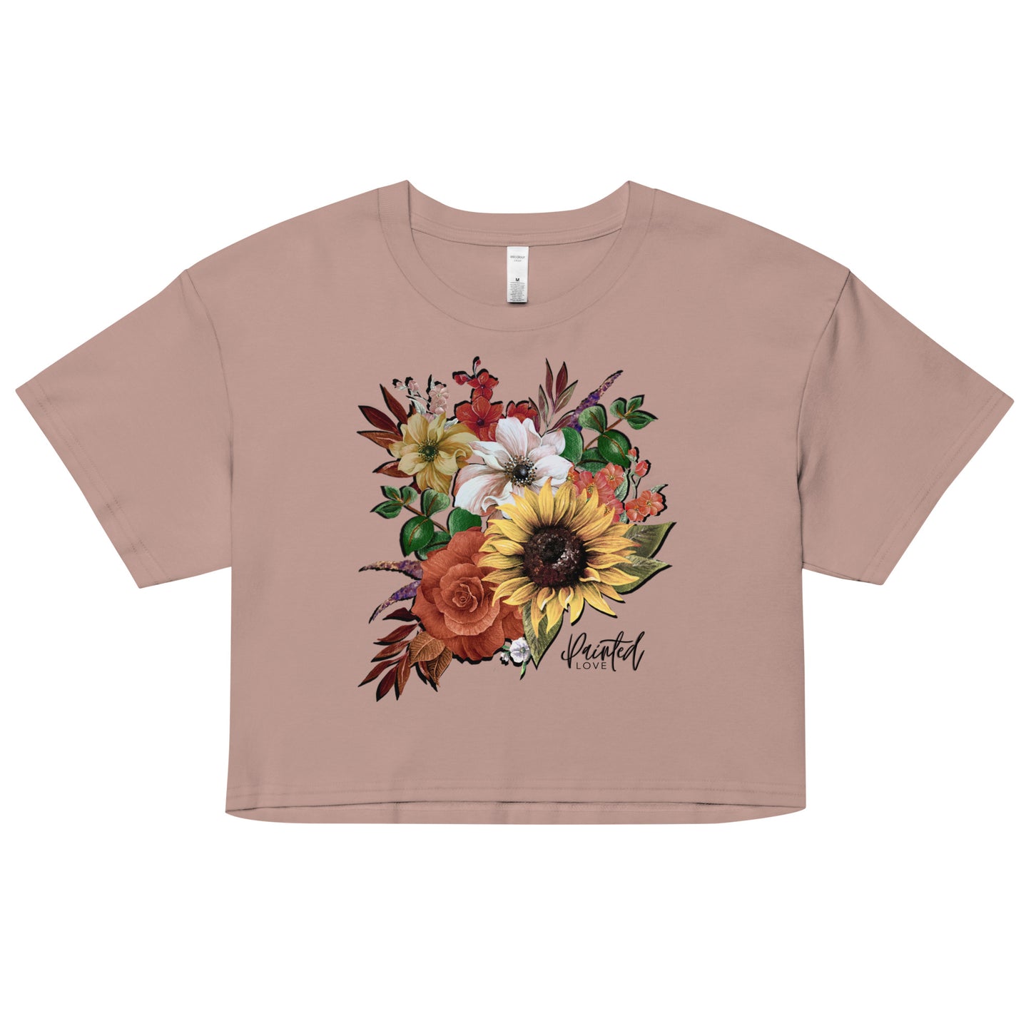 September Flower Bouquet Women’s crop top