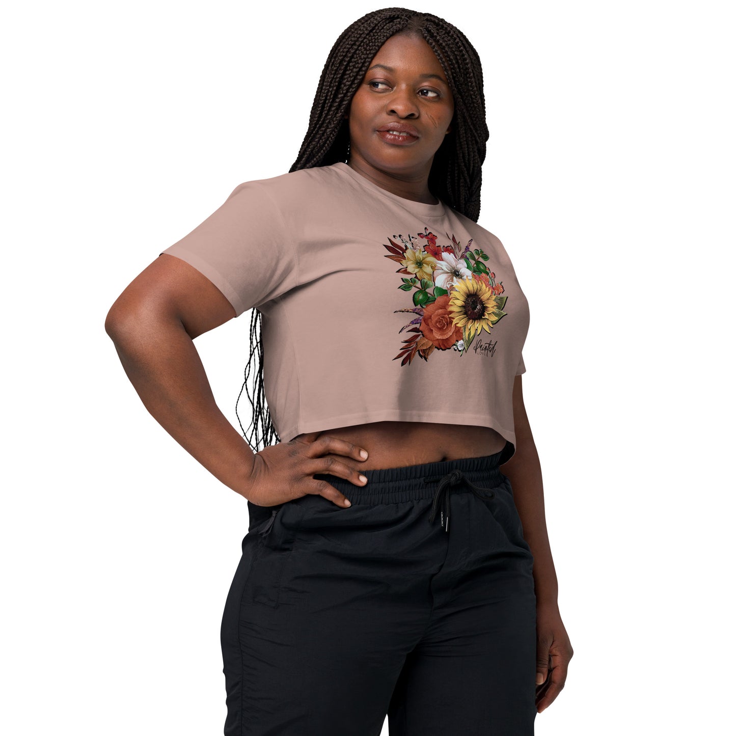 September Flower Bouquet Women’s crop top