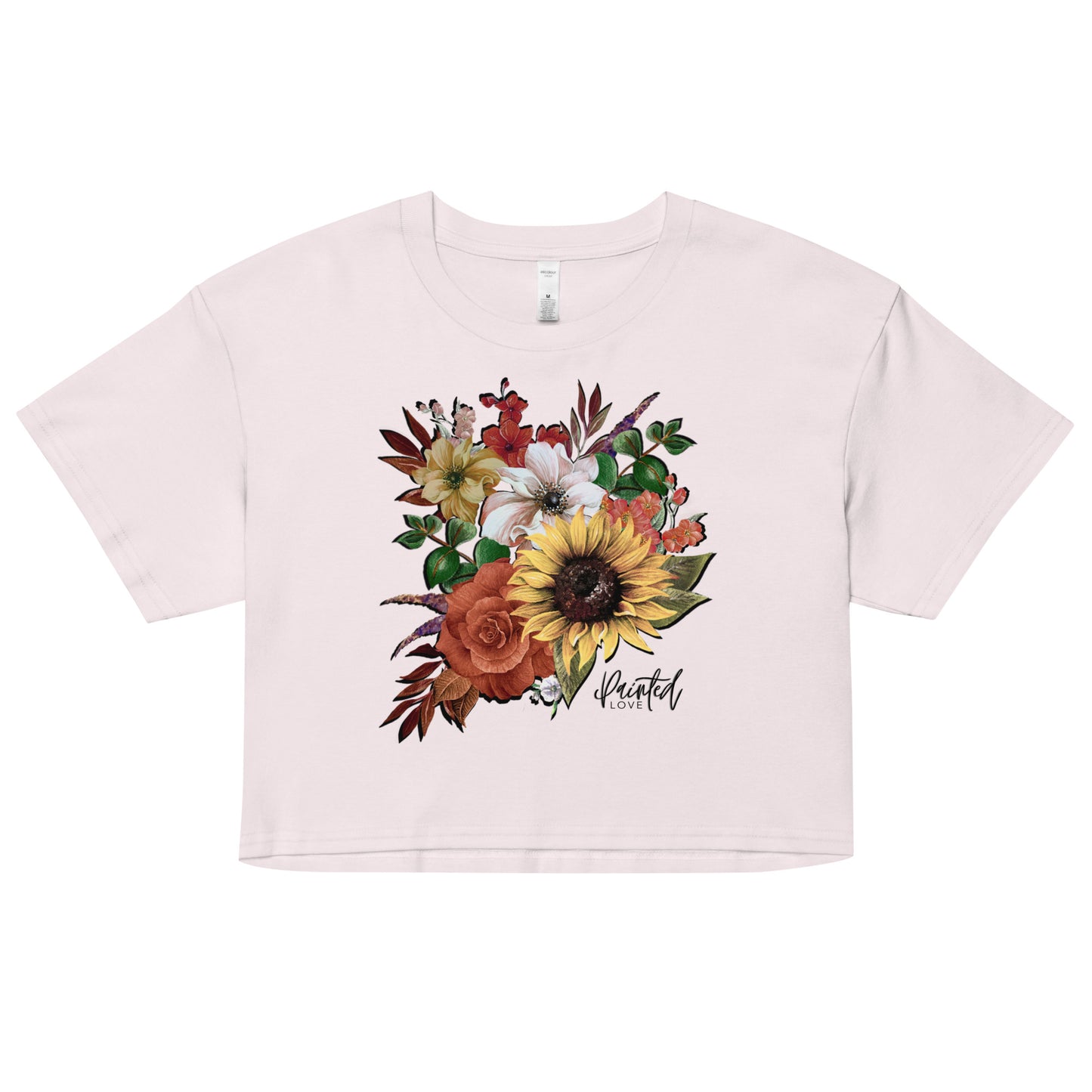 September Flower Bouquet Women’s crop top