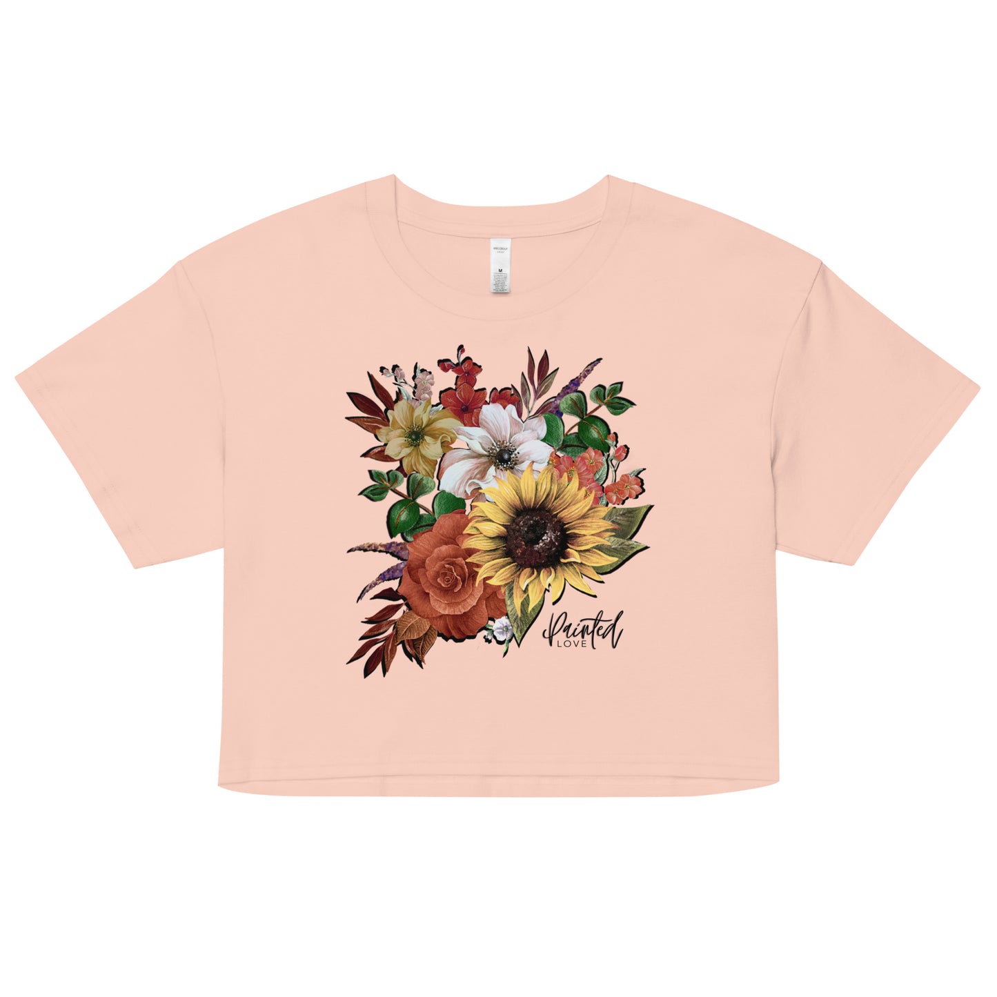 September Flower Bouquet Women’s crop top