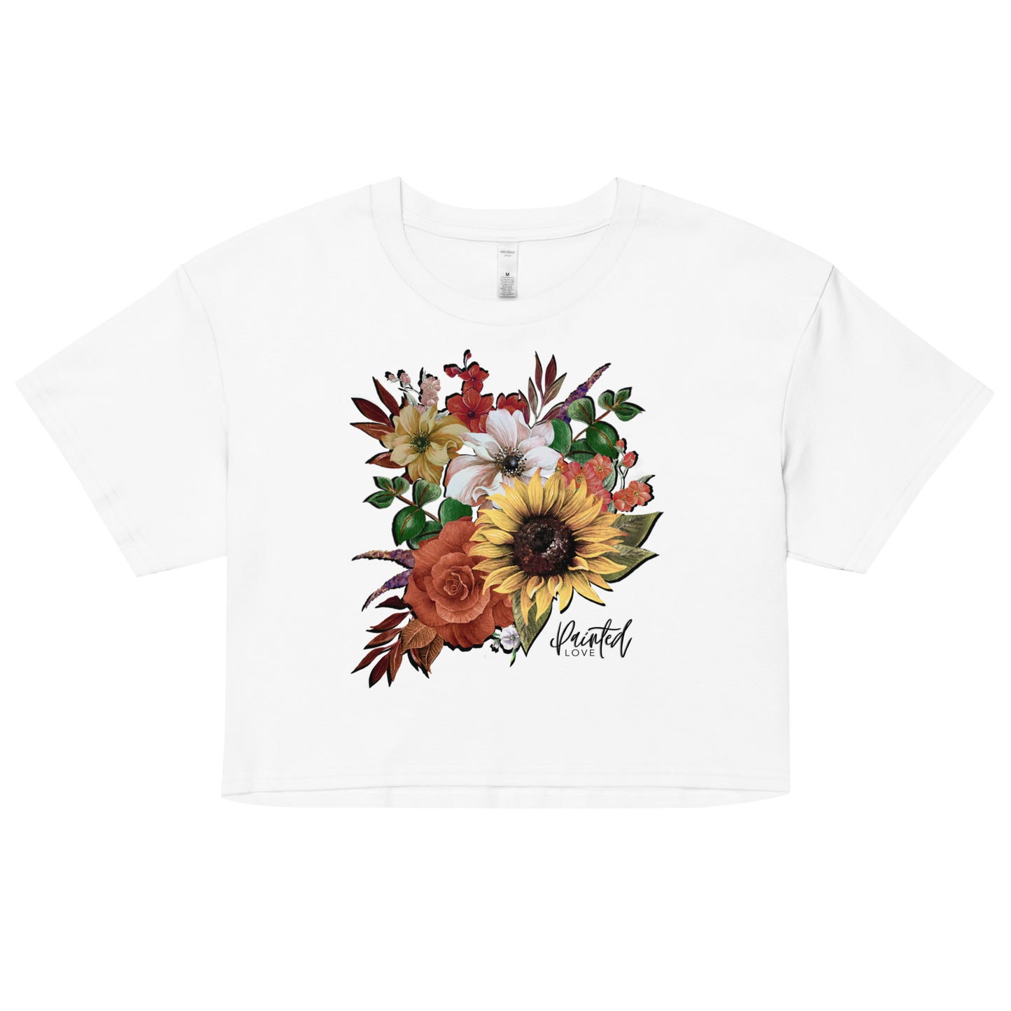 September Flower Bouquet Women’s crop top