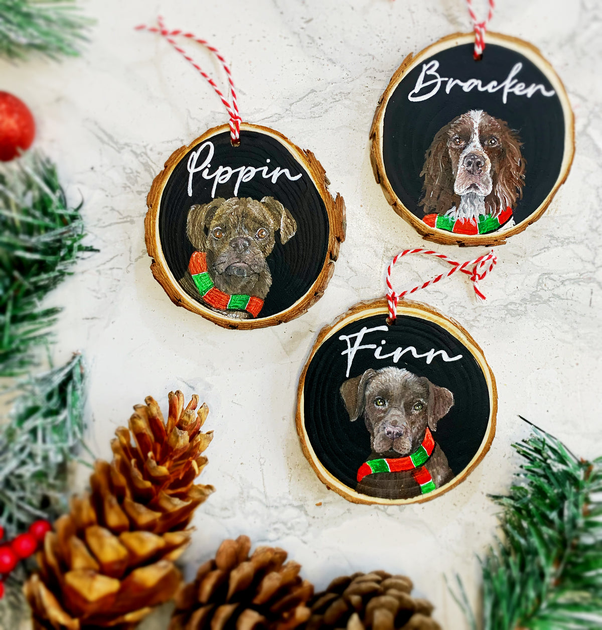 Hand Painted Pet Portrait Decoration PRE ORDER FOR NOVEMBER