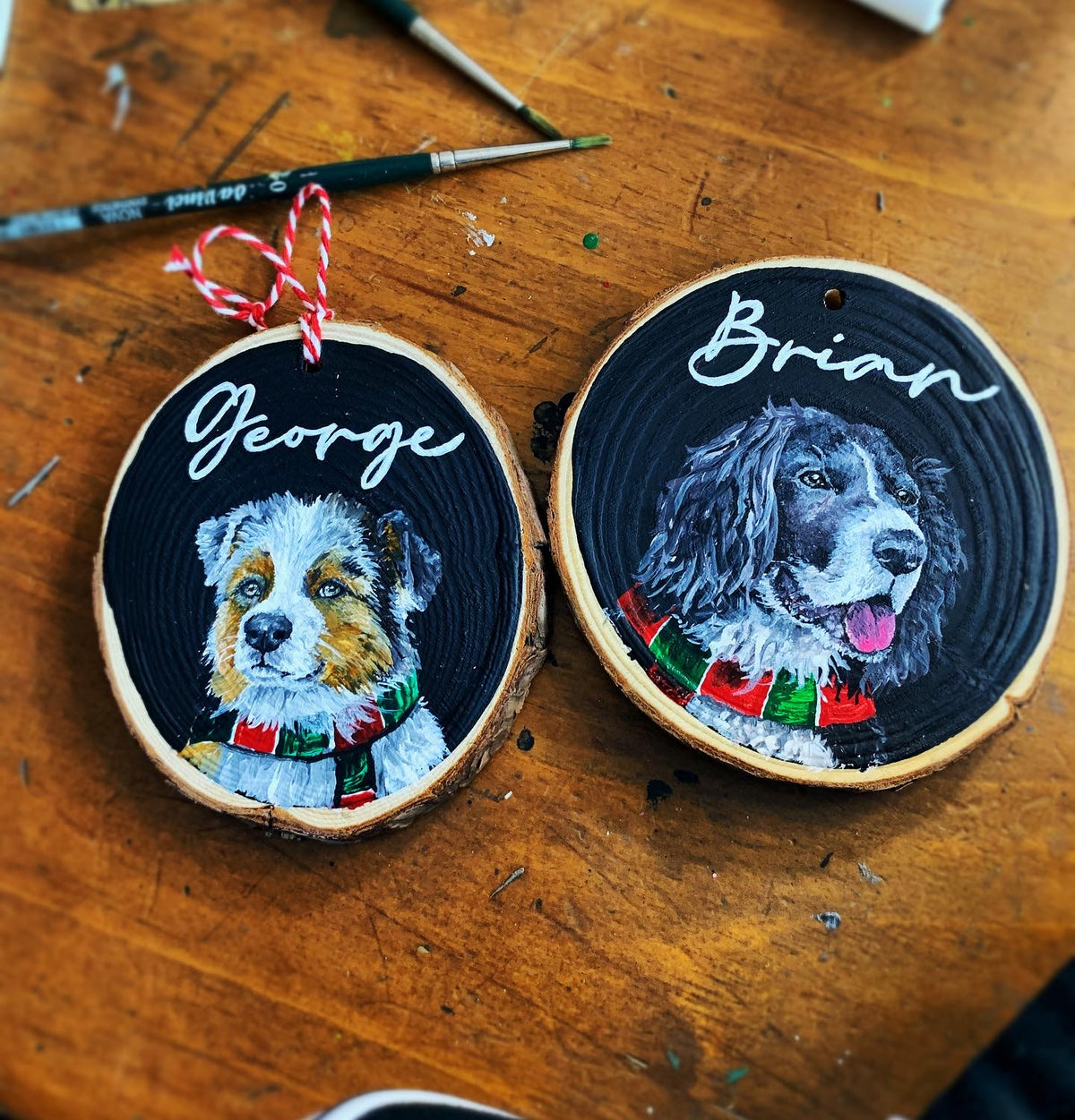 Hand Painted Pet Portrait Decoration PRE ORDER FOR NOVEMBER